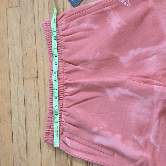 Adidas Junior Peach Tie-dye Cotton-Blend Sweatpants Fleece Jogger Size XL - Picture 9 of 9